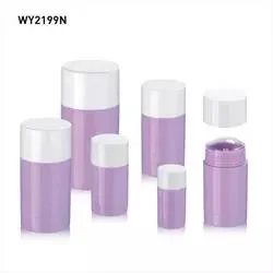 Rts 6ml 15ml 30ml 50ml 75ml Mini PP Plastic Body Deodorant Container Deodorant Cream with Screw Cap