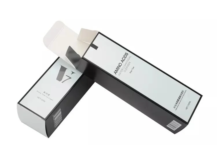 Custom Skin Care Box Cosmetic Carton Folding Packaging Custom Printed Cosmetic Paper Box Packaging