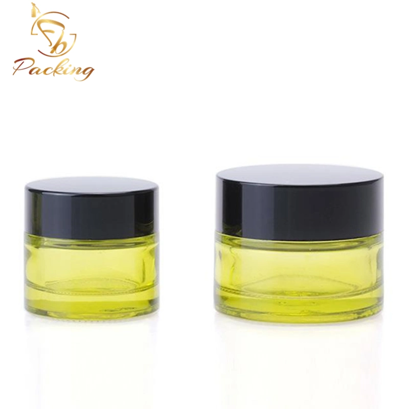 Cosmetic Packaging Empty Customized Colorful 10g Cosmetic Glass Jars Online