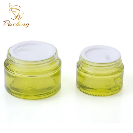 Cosmetic Packaging Empty Customized Colorful 10g Cosmetic Glass Jars Online