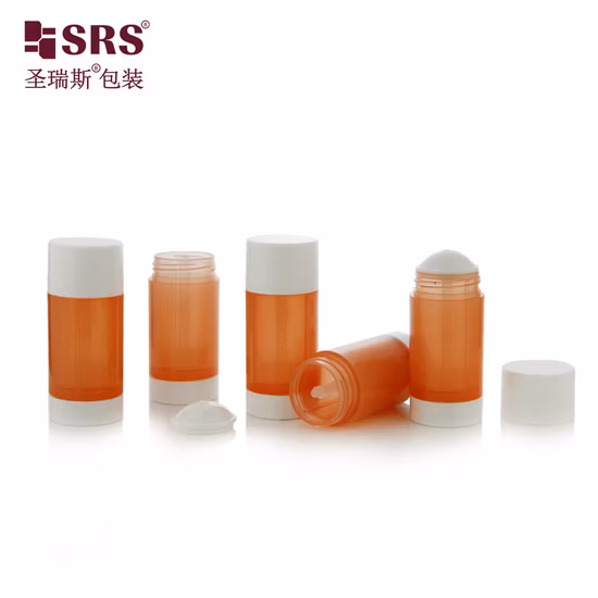Custom 100% Hard Maple Screw Closure Refill Refillable Construction 8g 9g 15g 30g 40g 50g Deodorant Container