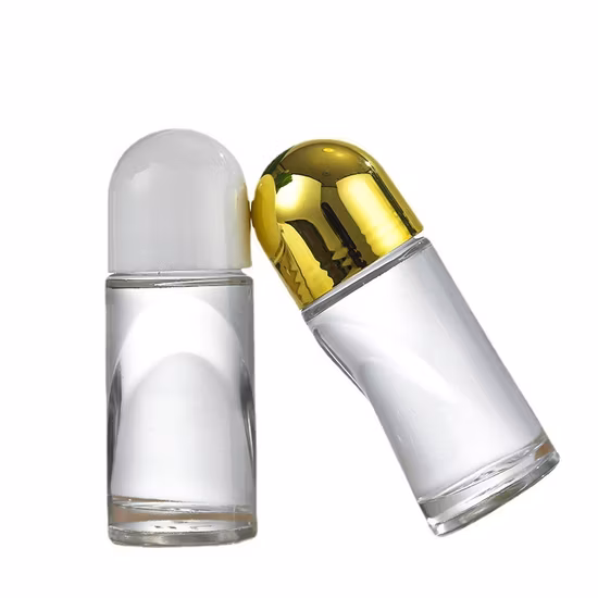 High Quality 50ml Empty Stick Deodorant Roll on Bottle 50ml Roller Container for Deodorant Essential Oil Perfume