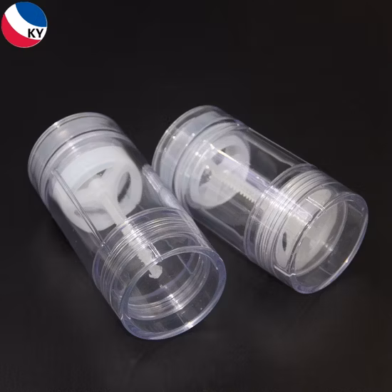 50ml Transparent Plastic Round Deodorant Containers